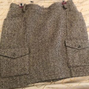 Tweed mini shirt